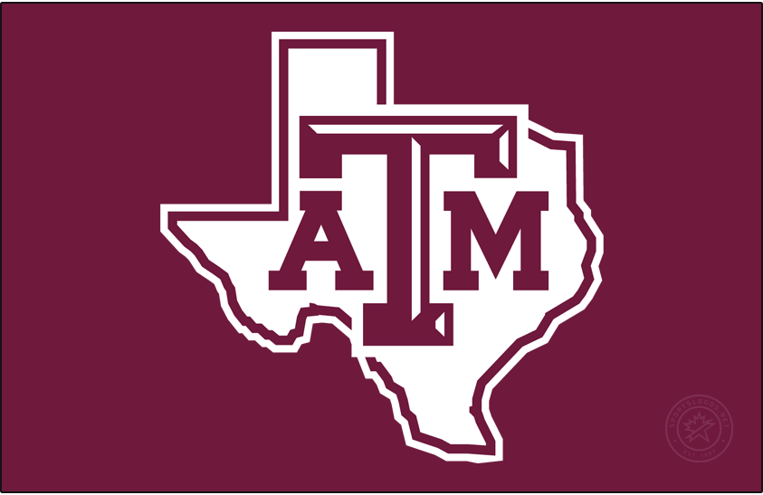 Texas A M Aggies 2012-2016 Secondary Logo v2 diy DTF decal sticker